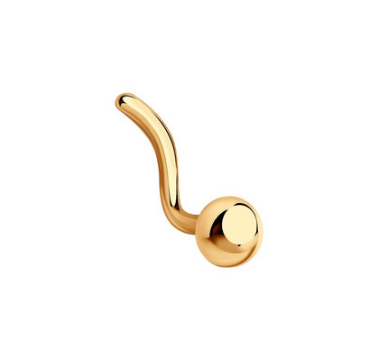 Piercing din argint aurit