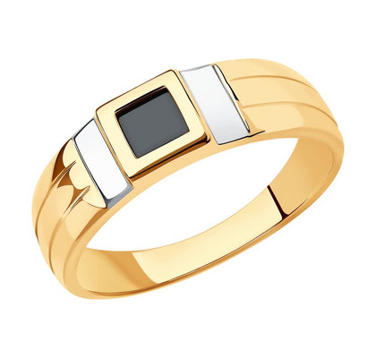 Inel din aur cu nano-spinel