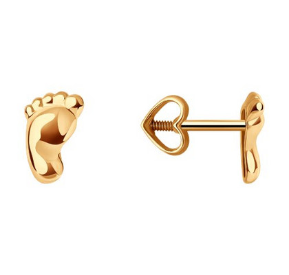 Серьги из золота
