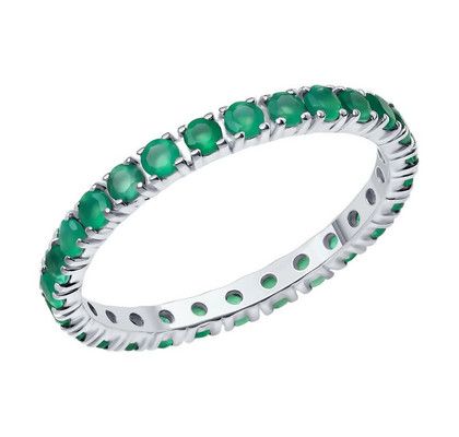 Inel de argint cu agate